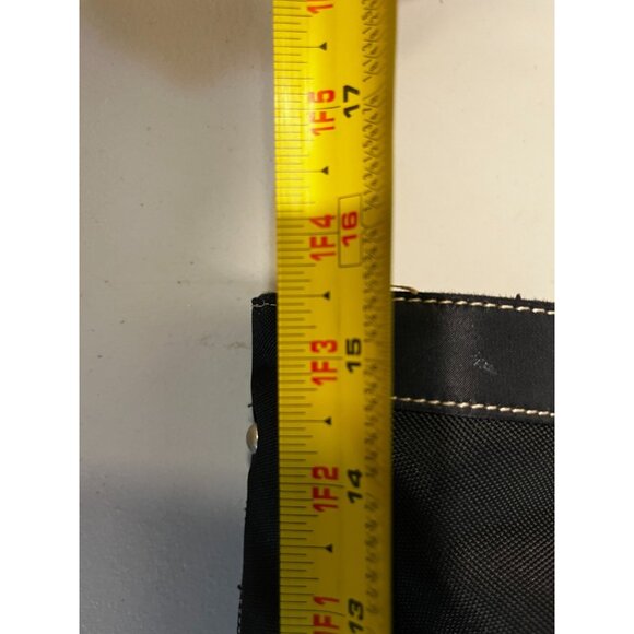 Kenneth Cole Reaction Black Nylon Multi pocket Crossbody Shoulder Bag purse - Picture 16 of 16